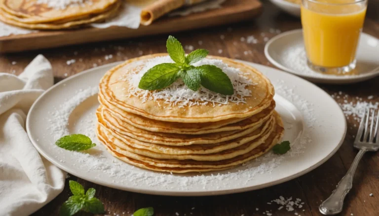 crepe au lait de coco